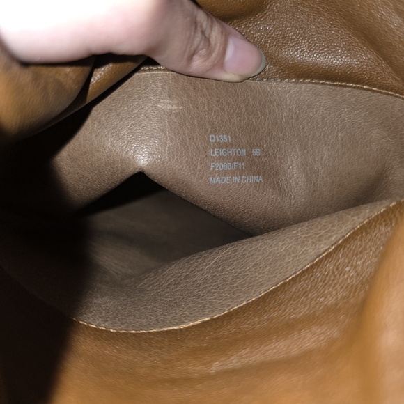 Coach Leighton leather knee high boots with buckle detail - Picture 8 of 8